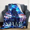 Customiz Name Personality Jujutsu Kaisen Blanket Soft &Warm Sofa Office Bed Travel Lunch Break Blanket, Gift Suitable All Seasons