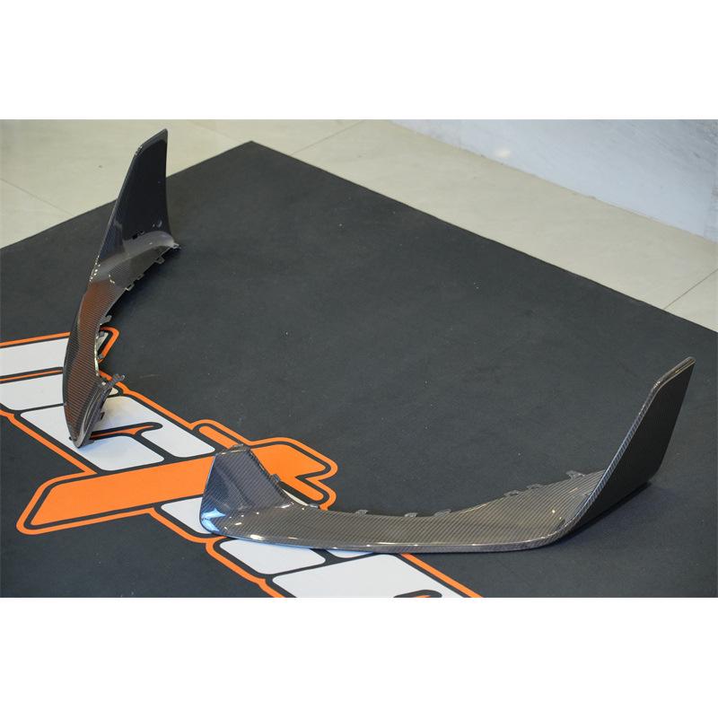 Compatible with Custom Carbon Fiber Front Splitter, Grooves, Electric Spoiler, & OEM Style Body Kit.