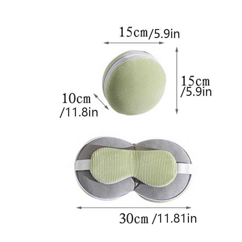 Soft 2 in 1 Eye Mask Pillow Foldable Multifunctional Travel Pillow Light-blocking With Storage Hook Neck Pillows Kids