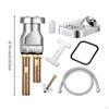 Salon Shampoo Bowl Faucet Kit Backflow Guard Basin Easy to Install Sink