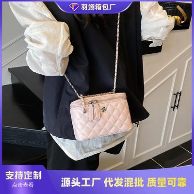 Vielseitige Ketten-Tasche Damen neue Mode lässige Schulter-Umhängetasche hochwertig Box kleine quadratische Tasche