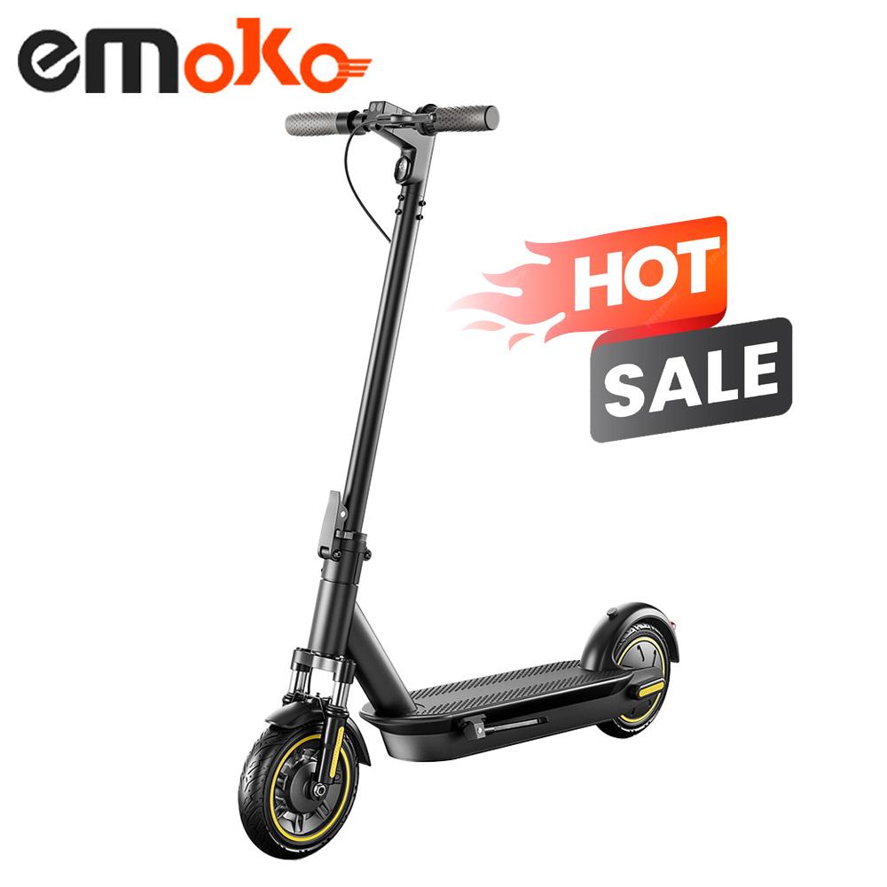 Emoko HT-T4 Max S 500W Electric Scooter with Suspension, 36V15Ah, 10" Honeycomb Tire, Front Fork Suspension, LED Display Folding E-Scooter for Adults