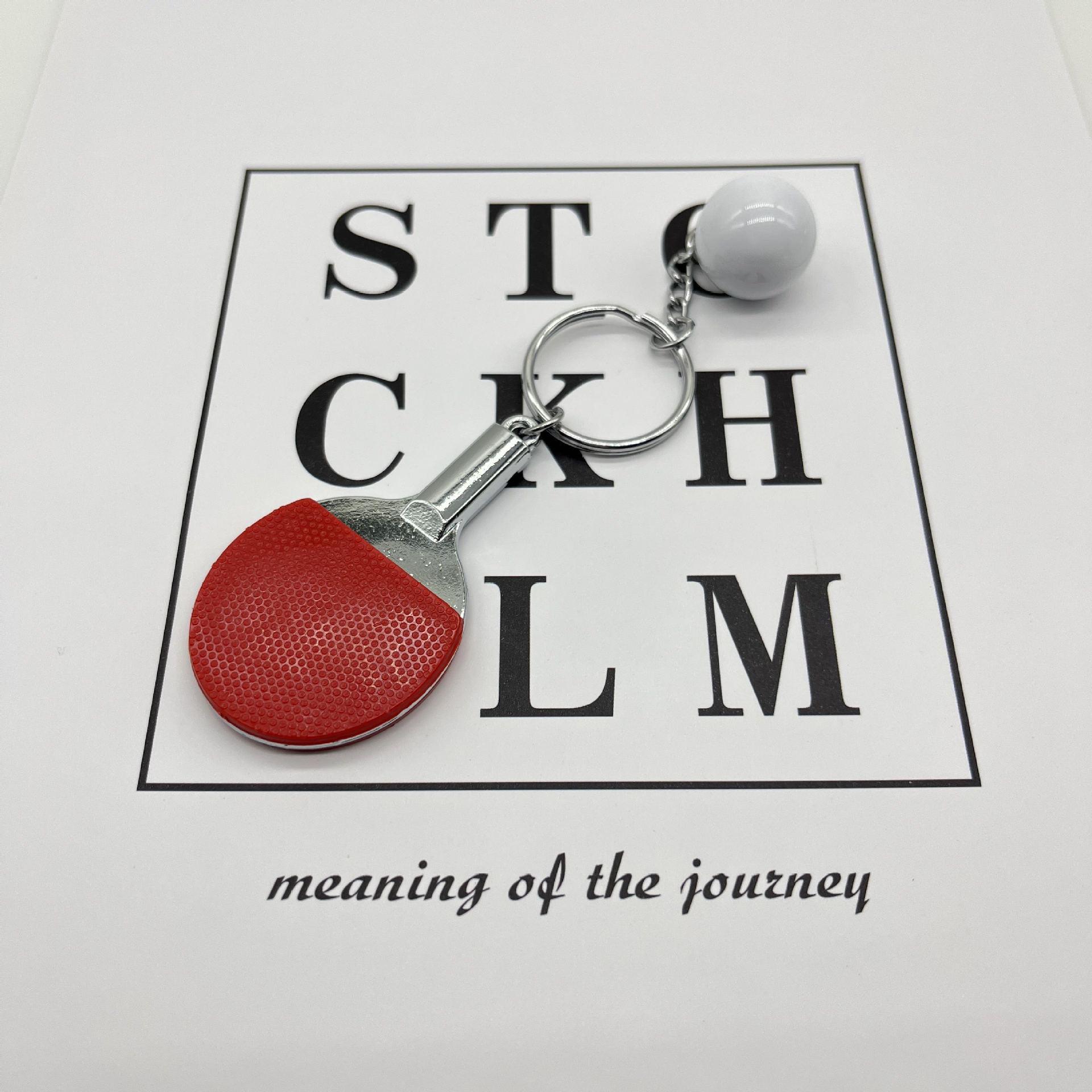 

Міні Брелок для настільного тенісу - Популярний транскордонний кулон 6 cm