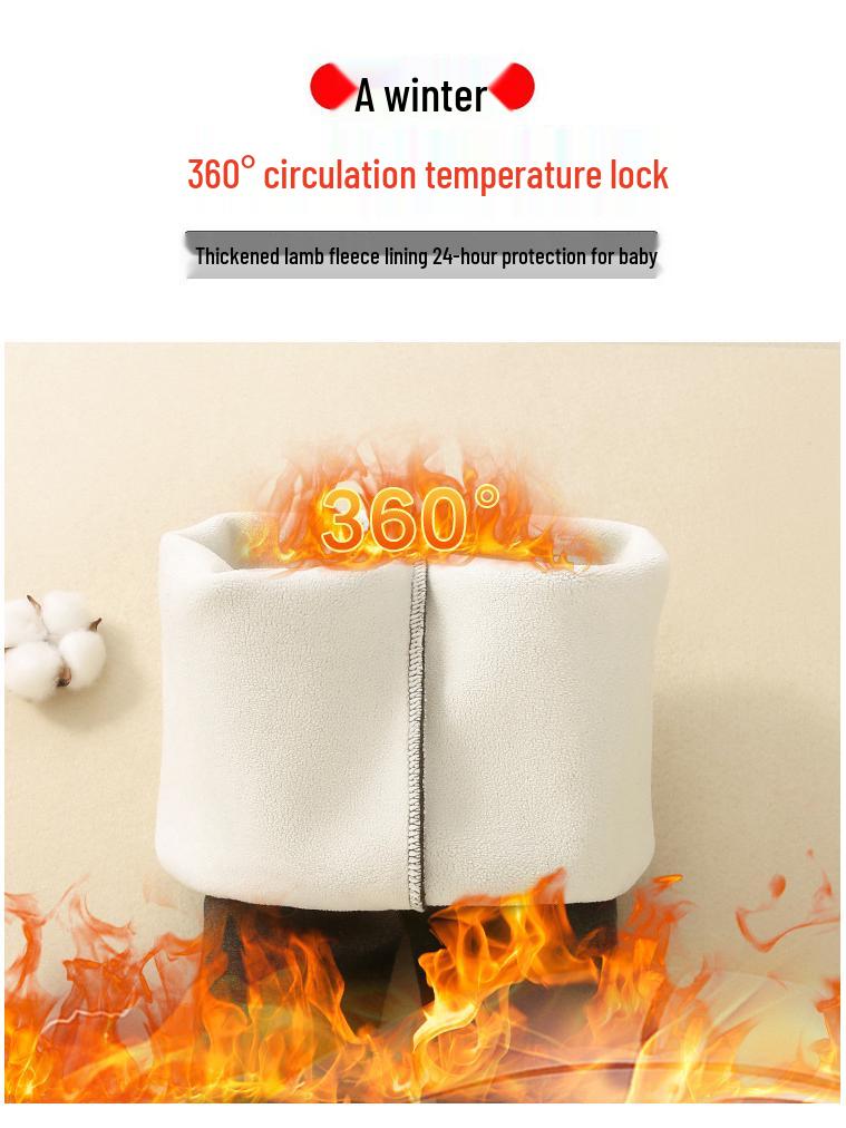 Girls' Fleece-Lined Leggings: Stylish Cotton Pants for Autumn & Winter - Wear Outside, Soft Velvet, Cozy Warmth