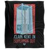 Clark Kent Telephone Booth Soft Touch Blanket