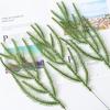 12pcs Plastic Plant Artificial Pine Branches Flower Arrangement Accessories  Home Decoration