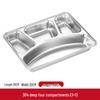 LYGIL 304 Stainless Steel Divided Bento Box with Lid