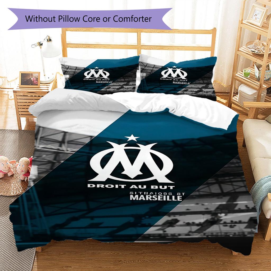 OM logo Bedding Quilt Set Quilt Cover Pillowcase Home Decoration Birthday Gift (1 * duvet cover + 2 * pillowcase, without core)