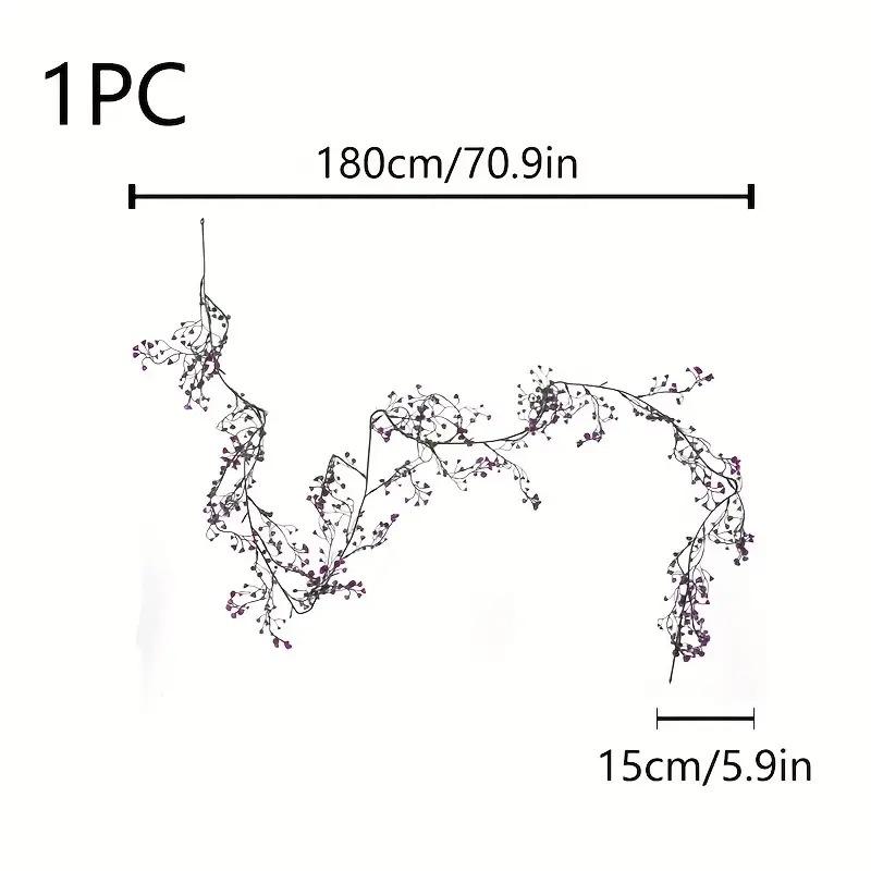 

Искусственный ротанг Домашняя настенная глициния Фасоль Цветок Лоза Стена Уличный Потолок Искусственное Зеленое Растение Ротанг