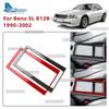 Mercedes Benz SL R129 1990-1994 1995 1996 1997 1998 1999 2000 2001 2002 için Gerçek Yumuşak Karbon Fiber Çıkartma Araba Saklama Kutusu Paneli