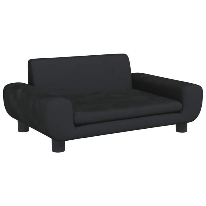 VidaXL Canapé pour enfants noir 70x45x33 cm velours, mini canapé, mini canapé-chaise, mini canapé pour enfants, canapé de 3196390