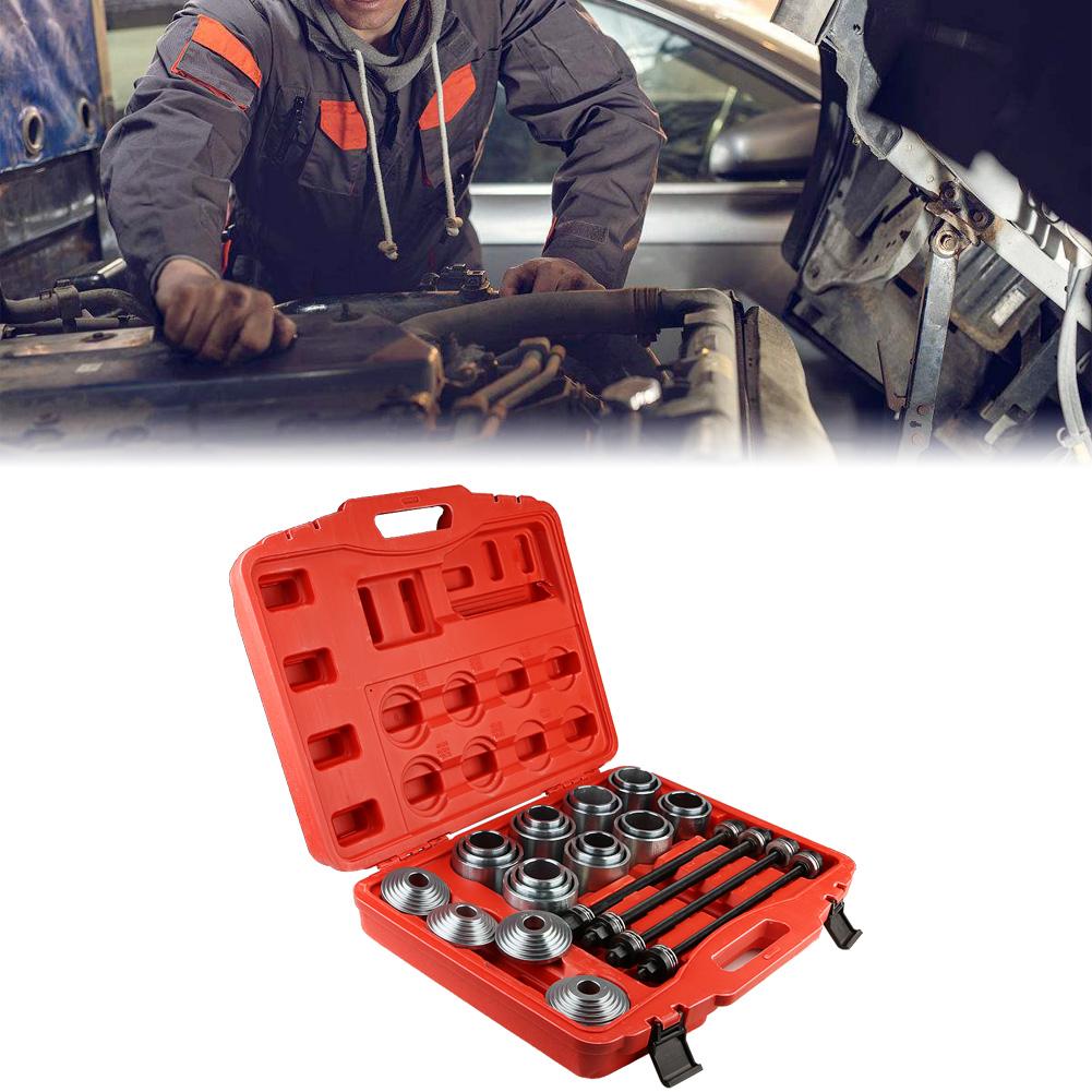 Car Bearing Tools Car Universal Bush Bearing Removal Insertion Tools Set Press Pull Sleeve Kit Bush Bearing Removal Tool