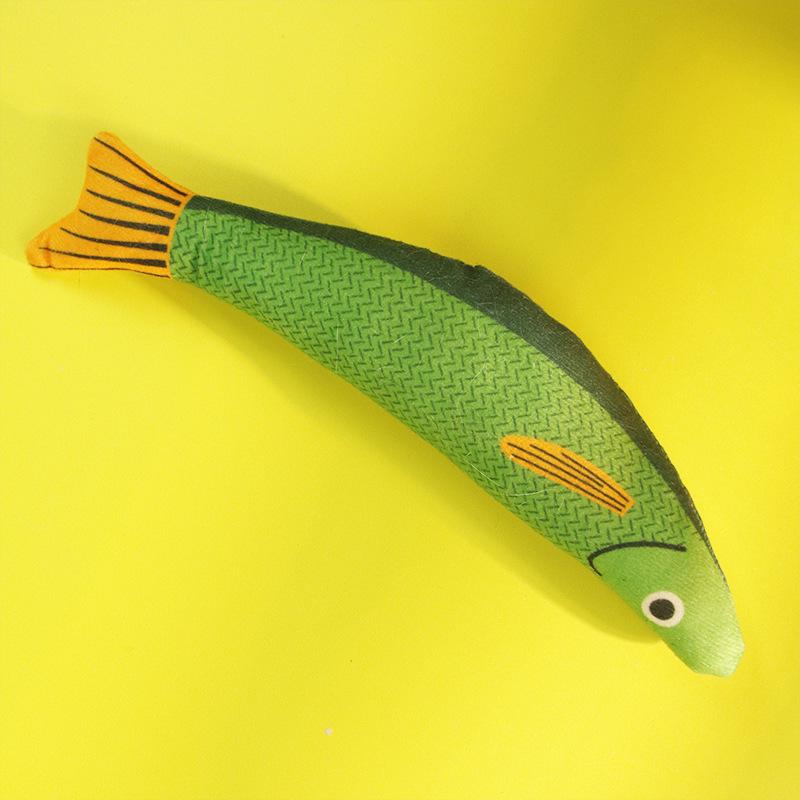 Cute Plush Mint Mouse Cat Toy for Self-Entertainment and Relief