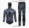 In-Stock Men's 1.5mm Two-Piece Hooded Spearfishing Wetsuit for Cold-Proof Freediving, Swimming, Surfing, and Diving