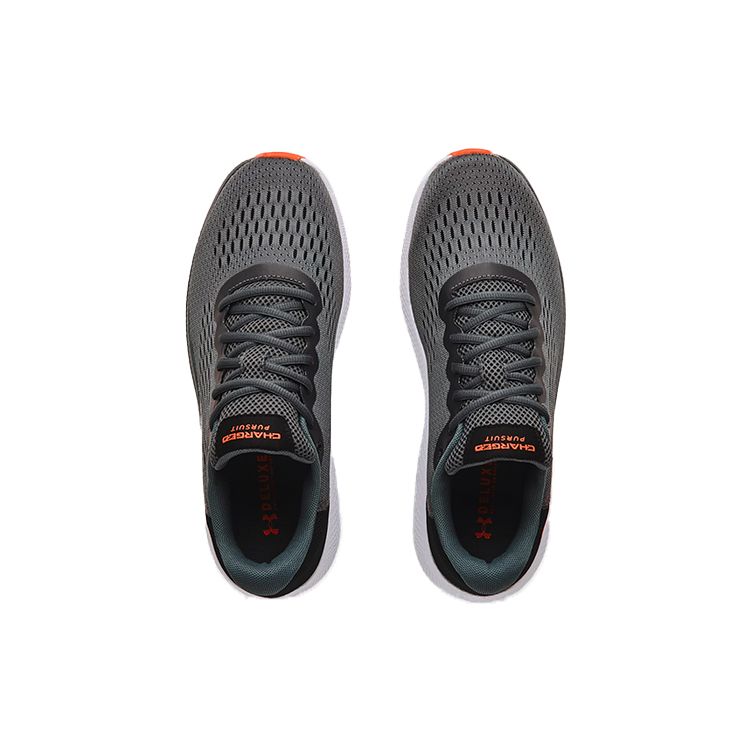 Under Armour Charged Pursuit 2 SE Comfortable Versatile Fabric Synthetic Leather Low-Top Training Running Shoes Men Sneaker Asphalt-Gray 3023865-103