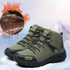 Men's Hiking Boots Warm Waterproof Boots Outdoor Sports Shoes Winter Snow Boots for Men
