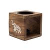 Square Mango Wood Oil Burner – Elephant