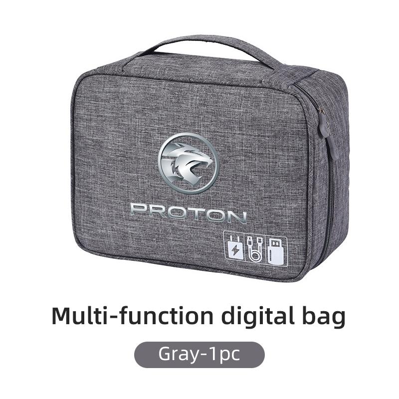 Tragbarer Kabelorganisator Wasserdichte Aufbewahrungstasche Digitale Kabeltasche Für Proton Exora Iriz R3 Wira Saga Satria Magma X50 V6 X70 L3