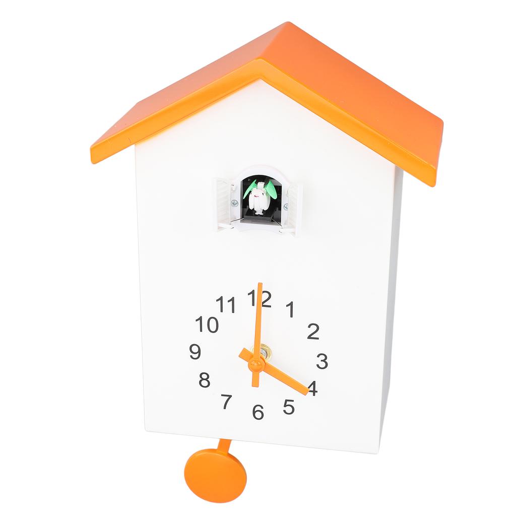 Bird House Wall Clock Bird Voice Call Stylish Decorative Wall Clock for Bedroom Living Room