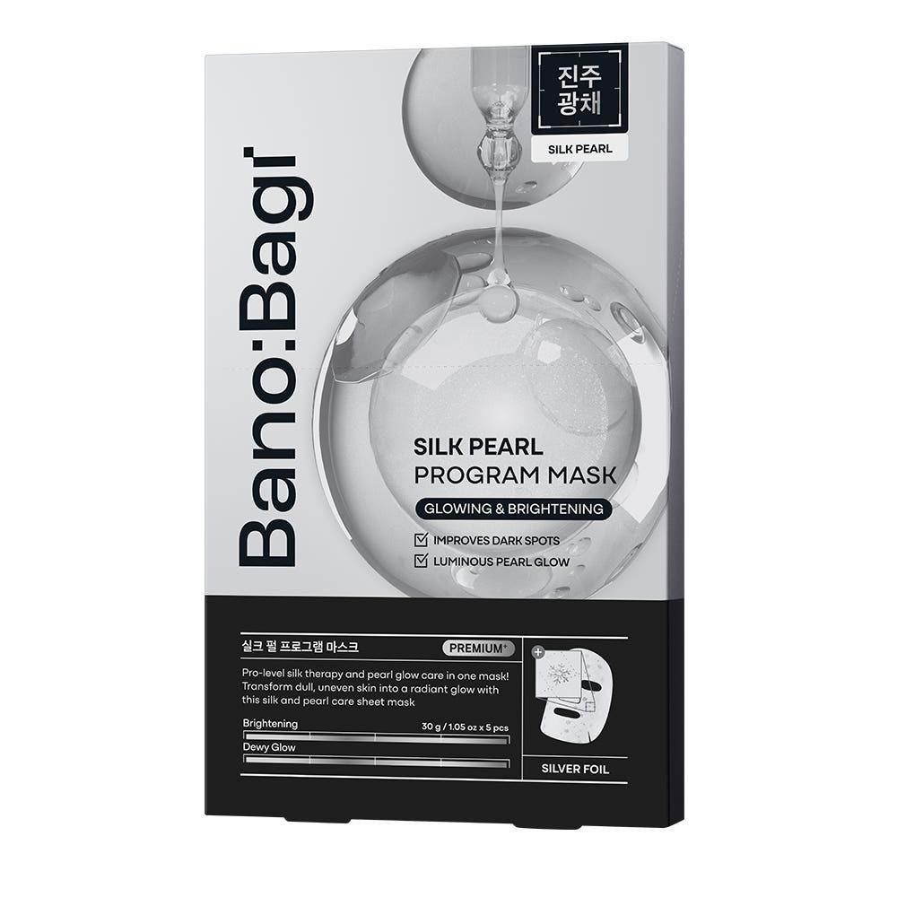 BANOBAGI Silk Pearl Program Mask Brightening Illuminating 30g x 5 Sheets