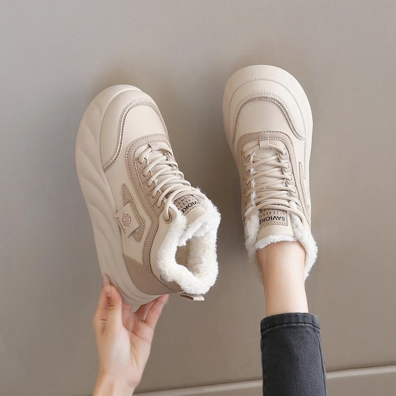 Harbin cotton sports shoes winter new small piled thickened snow boots 38 хаки