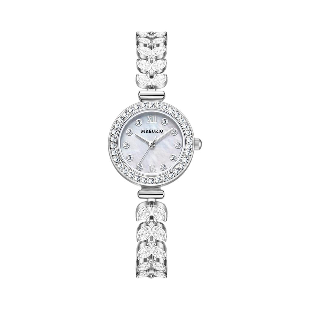 Orologio da Donna Vintage con Strass Elegante Cristallo da Vestito Festa Gioielli Retro Bracciale Regolabile Orologio Regalo per Lei