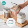 ZASA Seasoning 380ml Spice Bottle with Salt Salt Sugar Sprinkle Seasoning Spice Kitchen Airtight Seasoning Stylish Ziploc Sugar Sugar Case Container,