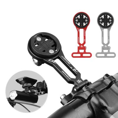 Supporto regolabile per computer da bici Staffa di estensione anteriore per computer da ciclismo Supporto per computer da manubrio integrato per bici da strada per Garmin Cateye Bryton