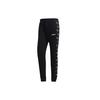 Pantalones deportivos de punto con parches y logotipo estampado para hombre, color negro, FM6076