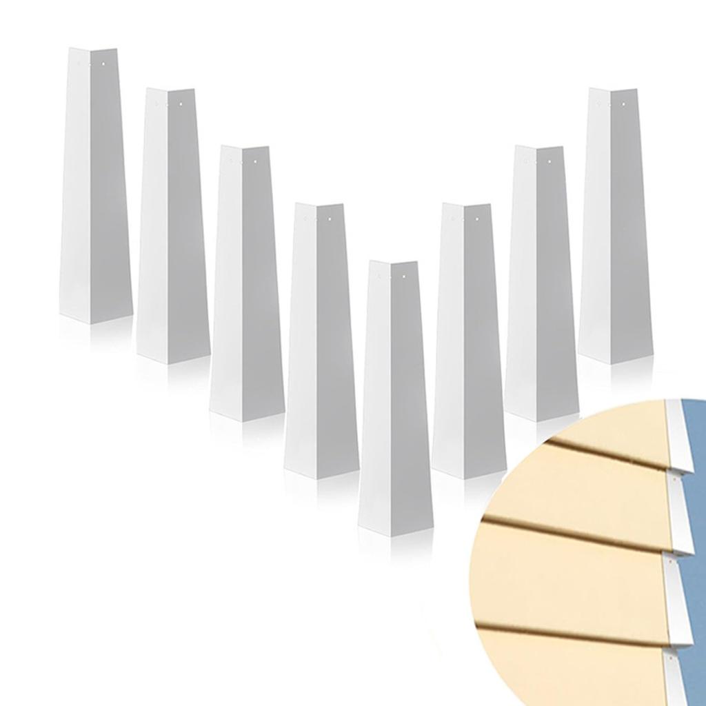 Aluminum Siding Corner Cap , DIY Exterior Wall Panel Corner Protector for House Siding