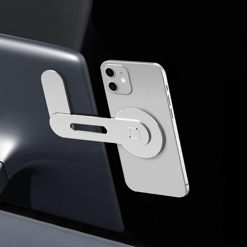 Portable Magnetic Phone Holder 360 Degree Rotating Cellphone Stand for Car Laptops Screen Mount Adjustable Viewing Angle