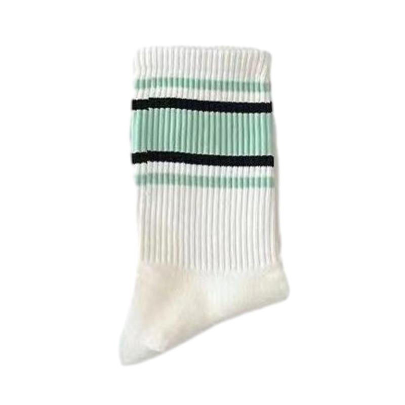 Women's Mid-calf Trendy, Versatile and Good-looking Long Calf Socks for Winter and Autumn Student Sports