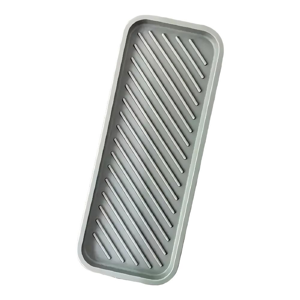 Silicone Draining Mat Non-Slip Sink Organizer Tray Durable Storage Tray  Bathroom Vanity