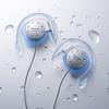 Panasonic Open-Ear On-Ear Headphones, Sports, Water-Resistant, Silver RP-HZ11-S