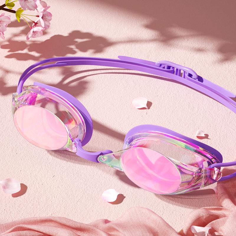 Unisex Profi Schwimmbrille für Erwachsene Beschlagsfrei Wasserdicht HD Sicht Schwimmbrille Bunte und Klare Gläser zur Auswahl