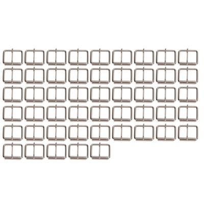 50 Pcs Belt Pin Buckle Metal Adjustable Strap Roller Buckles for Dog Collar Chest Strap Bags Leather Belt