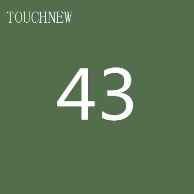 TOUCHNEW Custom Single Sketch Markers Dual Head Alcohol-Based Brush Pen for Drawing Manga Art Supplies