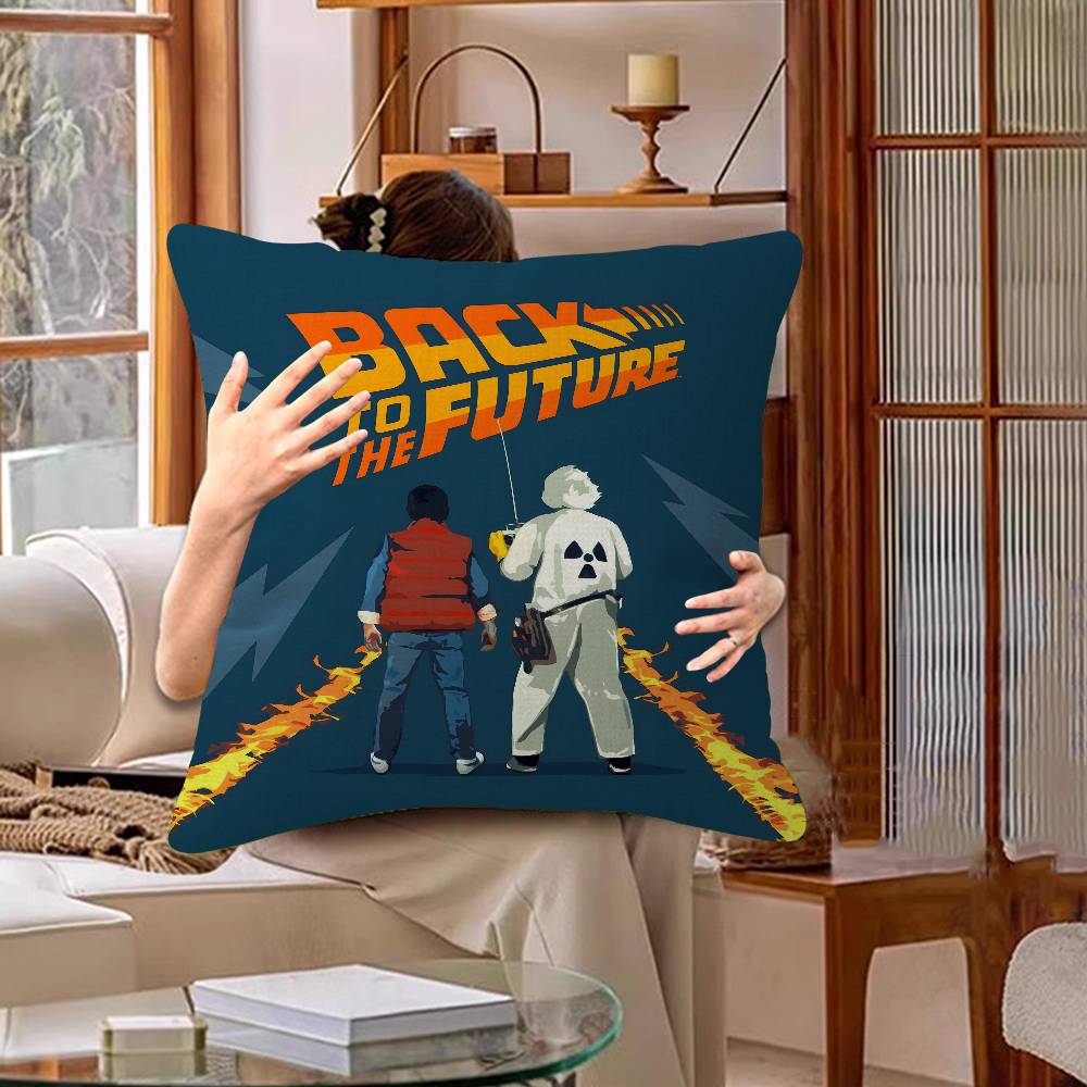 Movie BBack To The Future Cushion Cover Decorative Pillow Sofa Home Decor case pillow cases