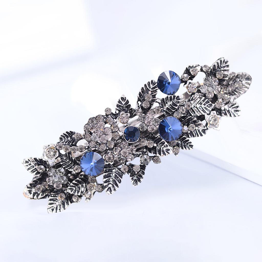 Haarspangen Kristall Strass Haarspangen Schmetterling Französische Clips Vintage Frühling Haarspangen Blumen Haarschmuck