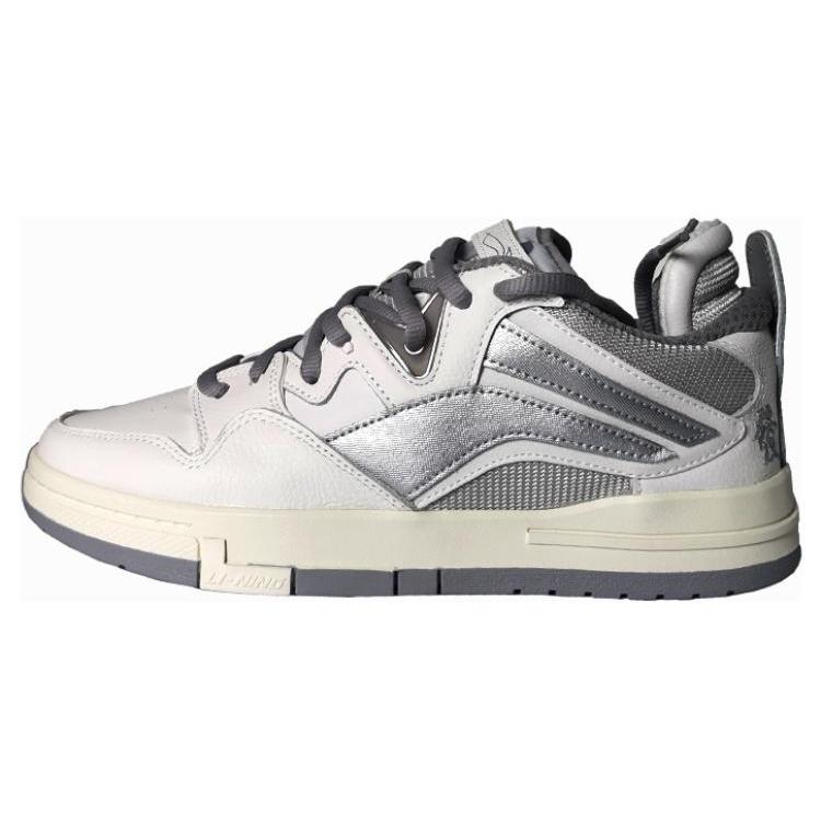 Li-Ning Weiwu Pro Skate Shoes White Silver Men s AECT071-1 EU 44⅓