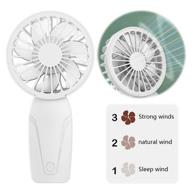 Personal Fan USB Rechargeable Small Hand Fan 3 Speeds Compact Cooling Fan for Home Office Travel and Outdoor Activities