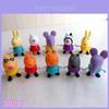 Adorável Família de Porcos de Quatro Figuras de Plástico Para Decoração Criativa de Bolo de Aniversário