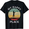 SUP Girl My Happy Place - Water Sports Stand Up Paddle Board Gift Unisex T-Shirt Mens Womens Tees Top