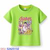 KPop Demon Hunters Children's Cartoon Print T-shirt