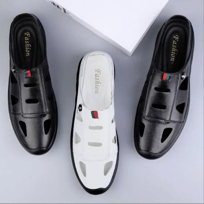 Summer New 2025 Casual Men Sandals Outdoor Beach Men Shoes Fashionable Breathable Comfortable Sandals Summer Casual Men's Shoes