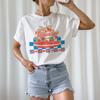 Camisetas Gráficas de Pasta de Tomate Retro Lindas Foodie Camiseta de Espagueti Mujer Hippie Vintage Comida Italiana Camiseta de Algodón Unisex Top Femenino