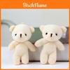 Entzückendes Mini Bären Plüschtier Beige Teddy Stofftier Geschenk Süßer Schlüsselanhänger
