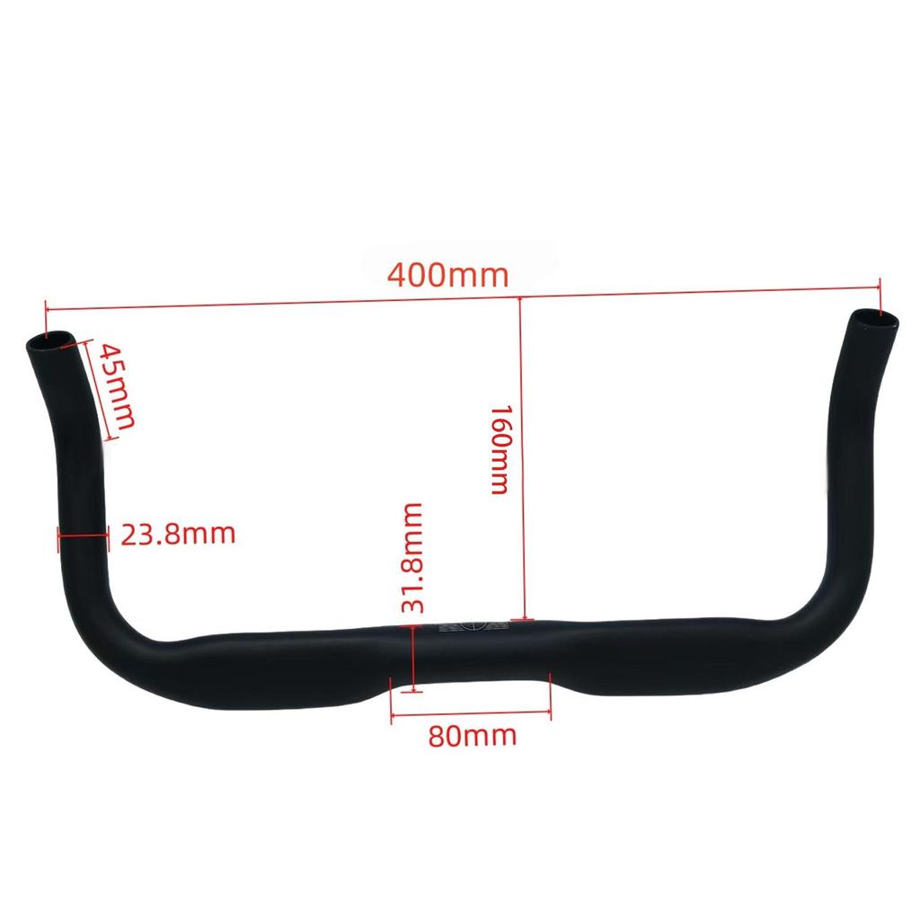 Road Bike Handlebar Comfortable Riding Cycling Accessories  for Long Distance Cycling Replace Parts Bent Bike Bullhorn Bar