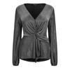 Biba Womens/Ladies Metallic Twisted Knot Front Blouse