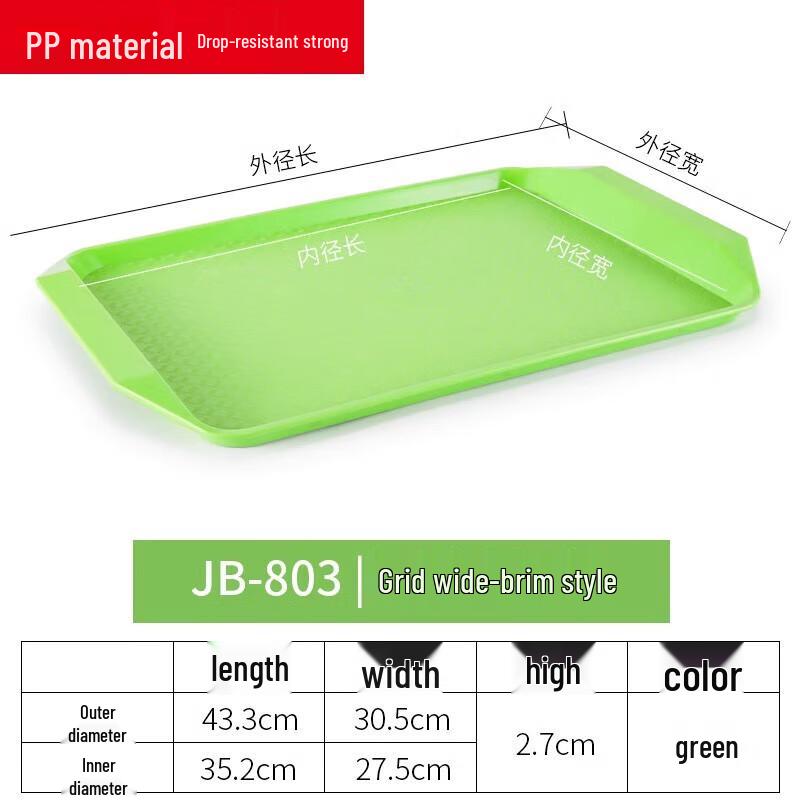 

Rectangular Plastic Serving Tray